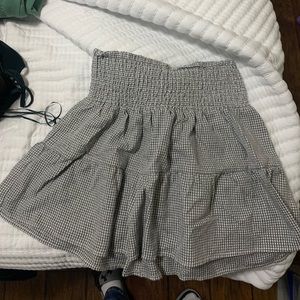 Black and white skirt